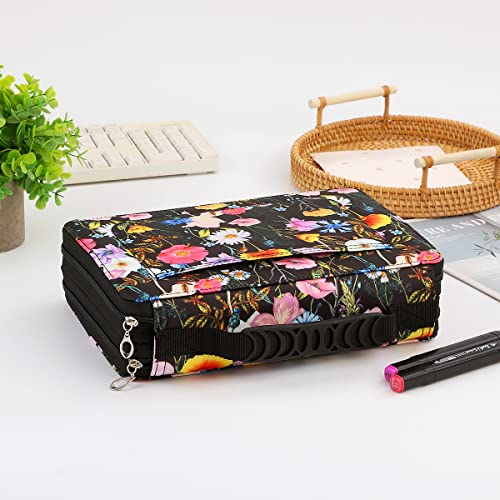 Image of 68 Slots Marker Pen Organizer Case w /Handle
