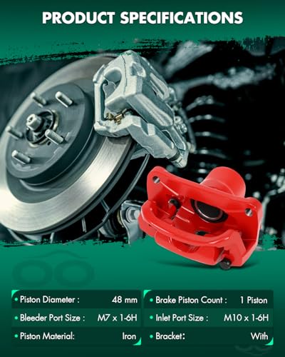 Image of SCITOO 19B3277 Disc Brake Caliper Assembly with Bracket Fit For Toyota For Sequoia 2008 2009 2010 2011 2012 2013 2014 2015 2016 2017,For Toyota For Tundra 2007-2017