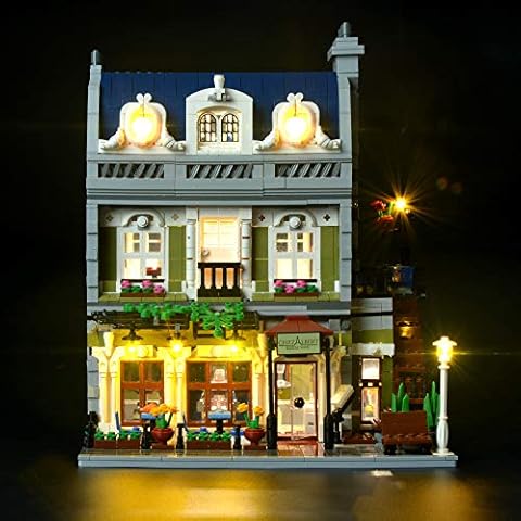BRIKSMAX Parisian Restaurant Led Beleuchtungsset - Kompatibel Mit Lego 10243 Bausteinen Modell - Ohne Lego Set Cover