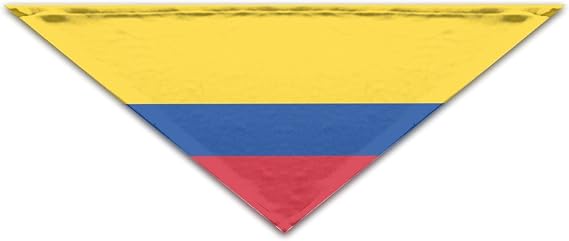 Dog Bandanas Colombia Flag Pet Bandana Scarf Triangle Bibs Kerchief Accessories for Dogs Cats