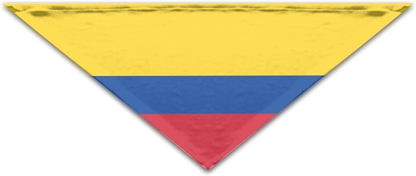 Dog Bandanas Colombia Flag Pet Bandana Scarf Triangle Bibs Kerchief Accessories for Dogs Cats