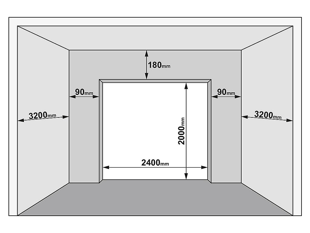 Vente-unique - Porte de garage sectionnelle effet bois anthracite motorisée L254 x H218 cm - PRIETA