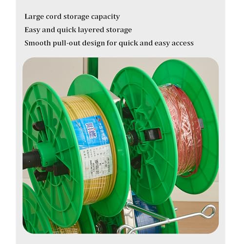 Carrito portacarretes de cables multieje con ruedas de alta carga 8