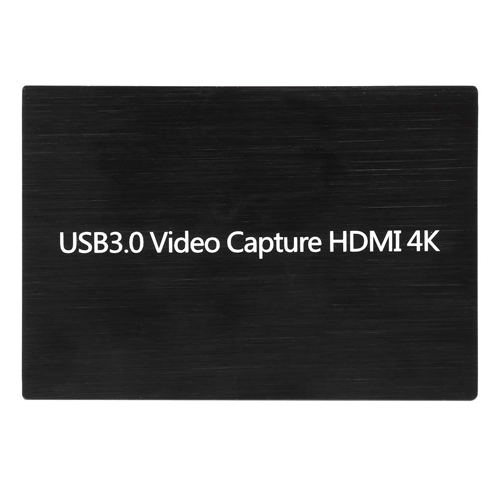 Tarjeta de Captura 4K Caja de Grabación de Vídeo en Bucle sin Controlador USB 3.0 para Creadores de Contenido en Streaming