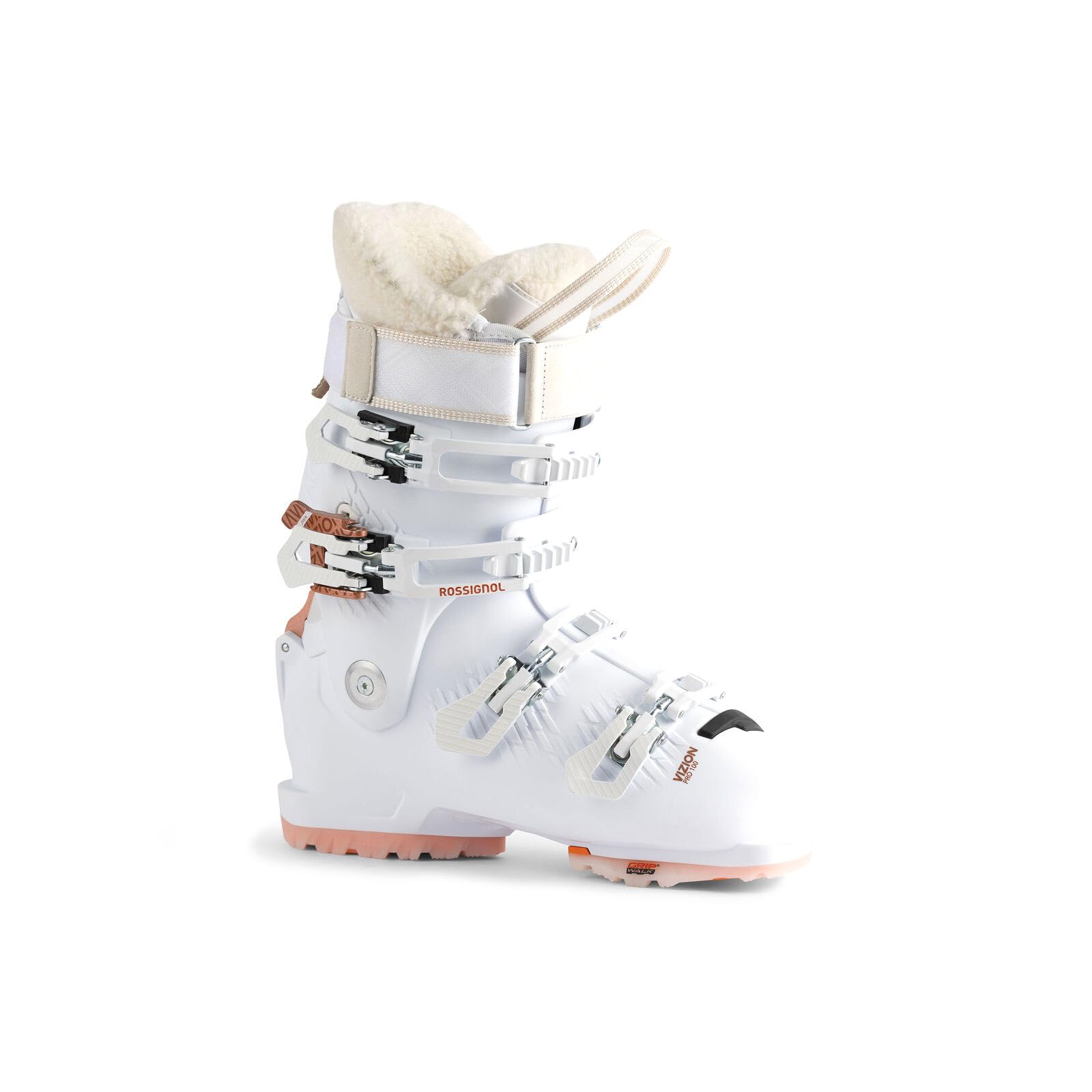Rossignol - Scarpe Da Sci Vizion 4b Pro 100 W Gw Bianca Donna - Donna - Dimensione 100 - Bianco