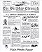11inch x 14 inch The BIRTHDAY CHRONICLE Newspaper of the MONTH/YEAR You Were Born? 01/01/1900 TO 12/31/2016 THICK Card-Stock Paper OR Premium Luster Photo Paper, Birthday Party Decor