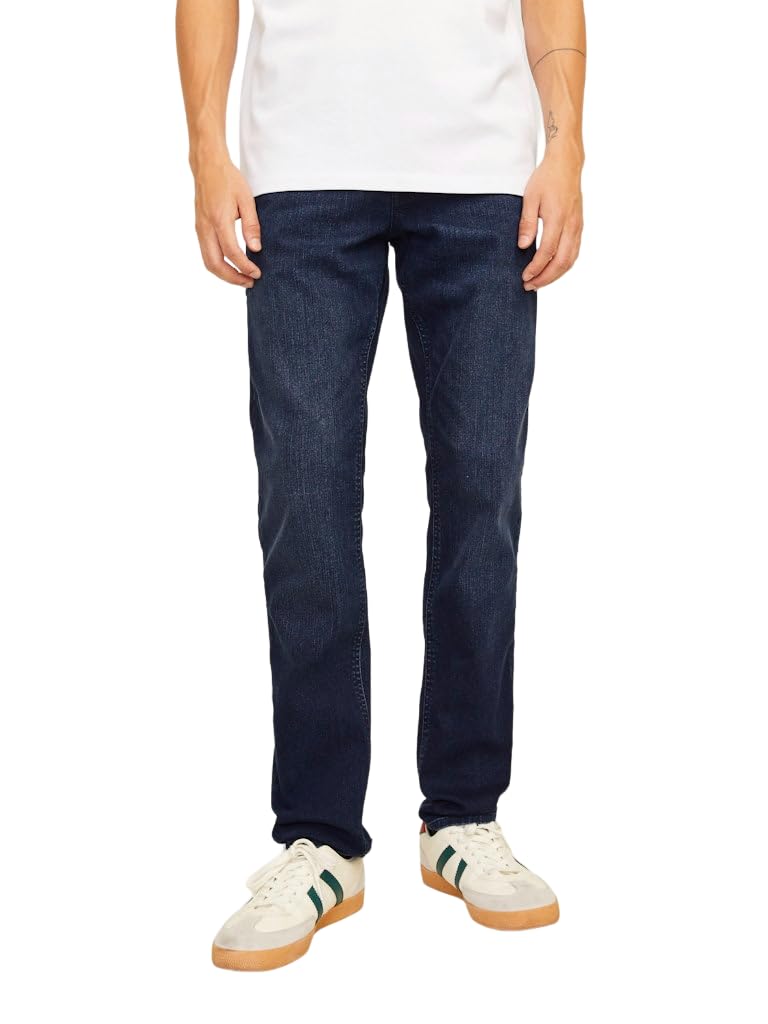 Jack & Jones Men's Dark Blue Glenn Original Sq 260 Jeans-W30-34L (Dark Blue)