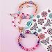 Make It Real: Bedazzled! Charm Bracelets Kit - Blooming Creativity - Create 3 Unique Bracelets, 104 Pieces, Includes Play Tray, All-In-One, DIY Jewelry Kit, Tweens & Girls, Arts & Crafts, Ages 8+