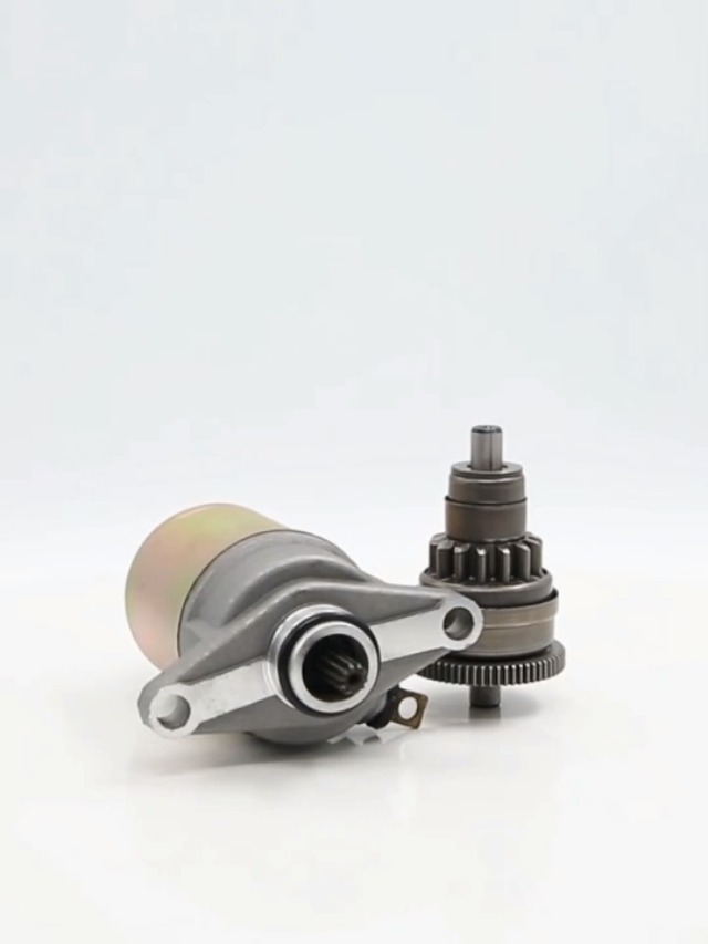 Motor De Arranque Scooter Motor De Arranque Bendix Y Embrague NUEVO Para Scooter 49cc 50cc GY6 139QMB - Repuesto Ideal Recambio Scooter 139QMB