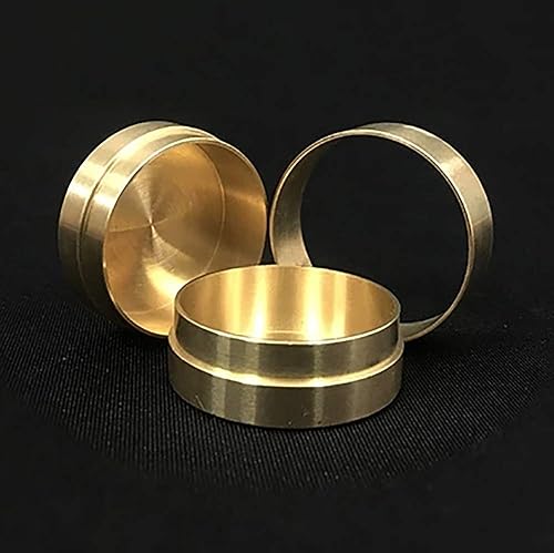 Enjoyer Monedas dinámicas Caja de cobre (versión de medio dólar de EE. UU.) Trucos de magia Moneda Gimmick Monedas que desaparecen Moneda mágica de