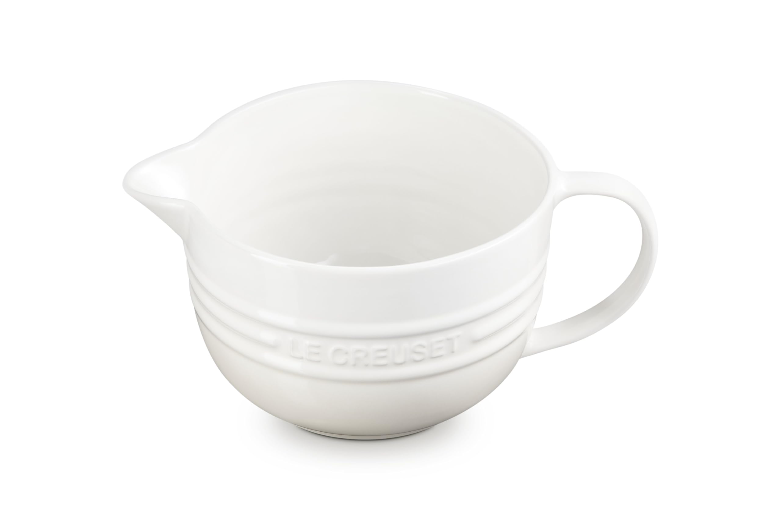 Le Creuset Pichet Mélangeur en Céramique, 2 L, Meringue, 70106207160002