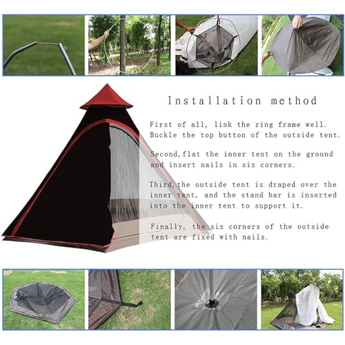 Carpa tipo domo para camping 5-8 personas impermeable miniatura 5