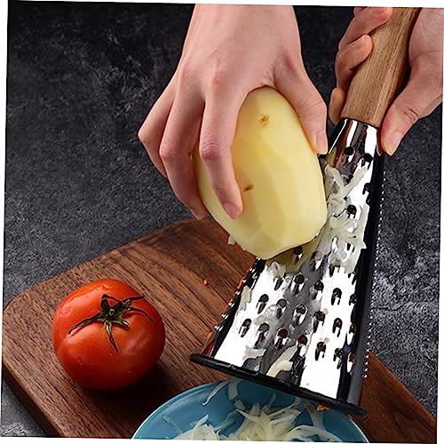 Rallador de queso portátil de acero inoxidable con mango miniatura 5