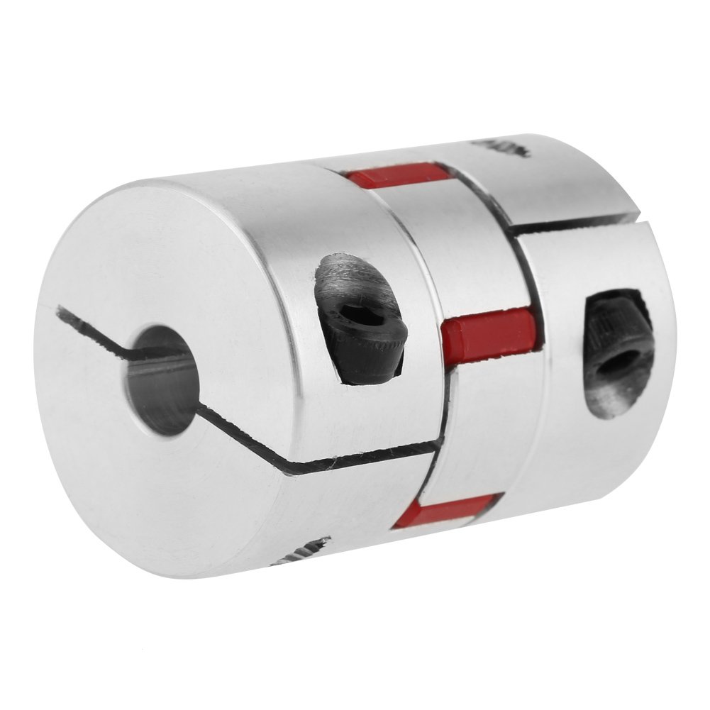 BE-TOOL Flexible Wellenkupplung Aus Alu – Perfekt Für 3D-Drucker, CNC & DIY-Projekte (6,35 Mm, D20xL25 Mm)
