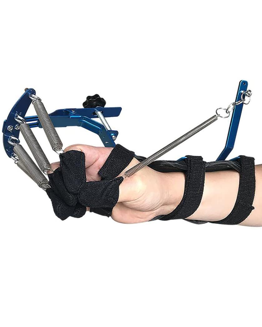 Férula de Mano Ajustable, Soporte para Dedo, muñeca, ortesis, aleación de Aluminio, Dispositivo de Entrenamiento de rehabilitación de Dedos para hemiplejia por accidente cerebrovascular