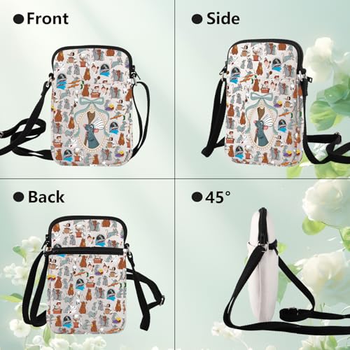 WZMPA Remy Crossbody Bag Rat Chef Inspired Gift Remy Rat Theme Shoulder Bag Cartoon Movie Merchandise4