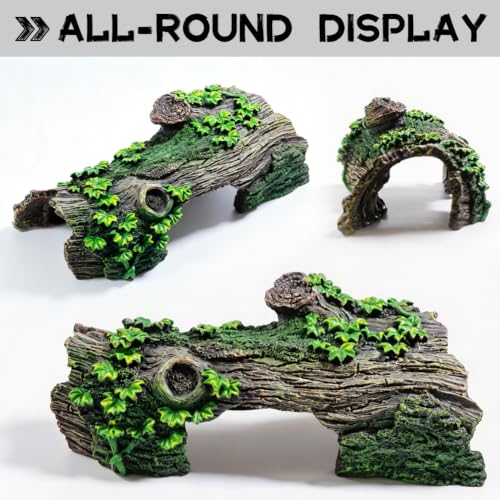 Image of Large Fish Tank Decorations Driftwood for Betta Reptile Hideout cave