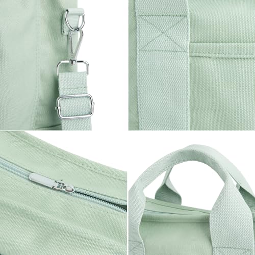 Image of IwIeIaIrI Small Tote Bag for Women,Canvas Mini Tote Bags with Zipper and Multi Pockets,Kids,Girls,Friends Gift 2026