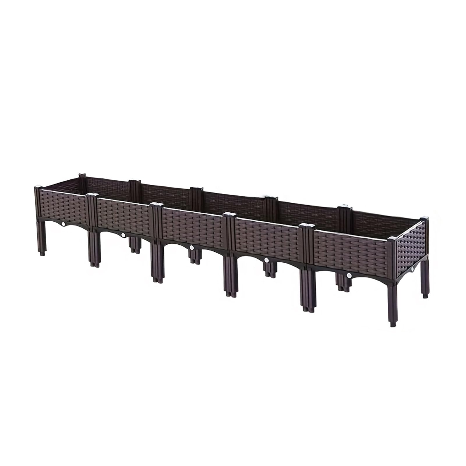 Aiuola rialzata con gambe, fioriera rialzata per giardino, terrazza e