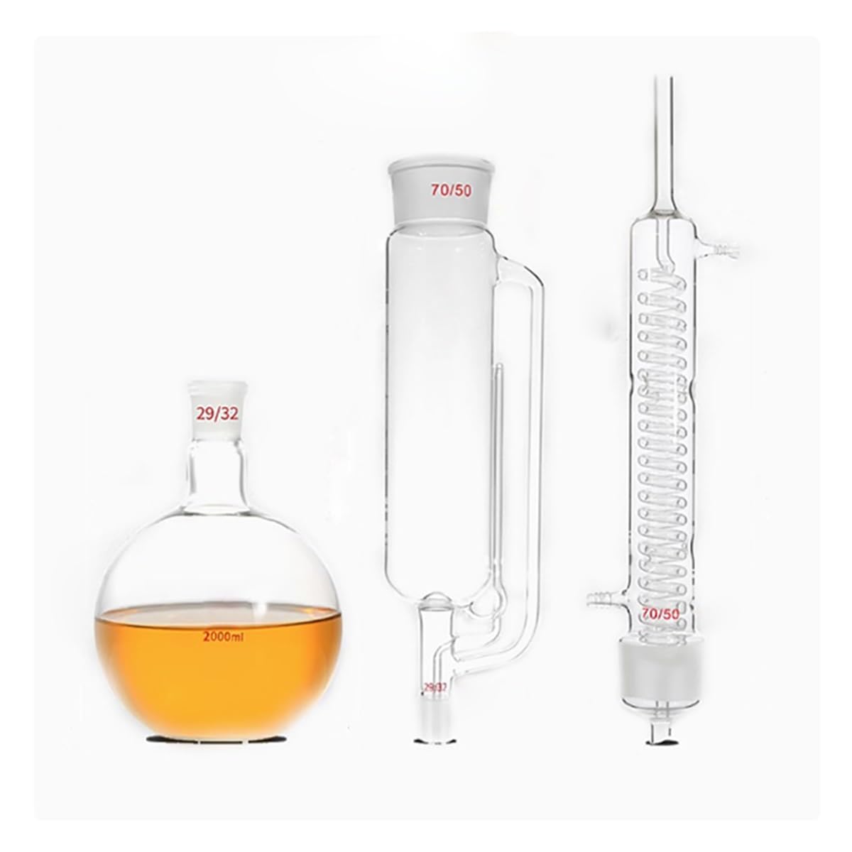 2000 ml ekstraktor szkło wąż laboratorium ekstrakcja urządzenie syfon cylinder ekstrakcja