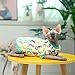 DOUJIN Sphynx/Devon Haarlose Katzenkleidung, Katzenkleidung für Baby Baumwolle Warmer Nummernrock-3XL