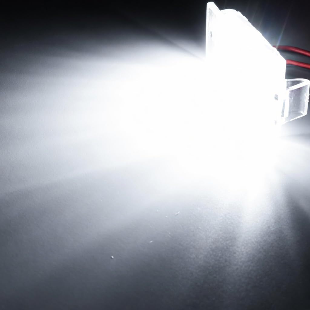 Placchette Luci Targa LED Compatibili Alfa Romeo 147 156 159 4C Brera Giulietta GT Mito Spider 18 SMD CANBUS T10 W5W 6000K Bianco Freddo Plug & Play Nessun Messaggio di Errore