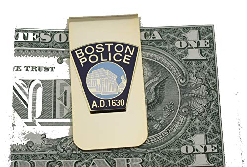 US Boston police Enamel symbol money clip - Main Image