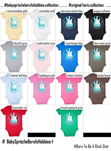 Hariz - Body a maniche corte Born To Be a Rock