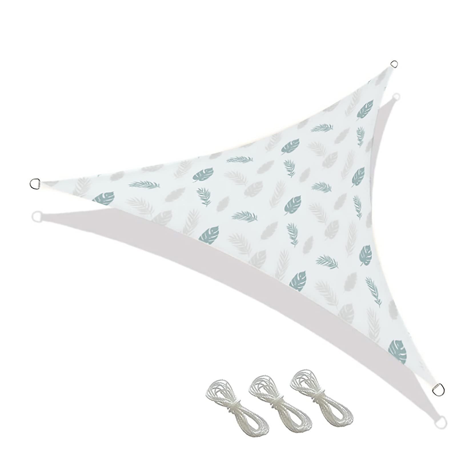 TFGAJKKKKK Sun Shade Sail Waterproof Triangle Sail Shade Canopy UV Block Sun Shade for Outdoor Patio Garden Backyard Lawn Deck Carport Outdoor Facilities and Activities - Printed Oxford Cloth 6x6x6m