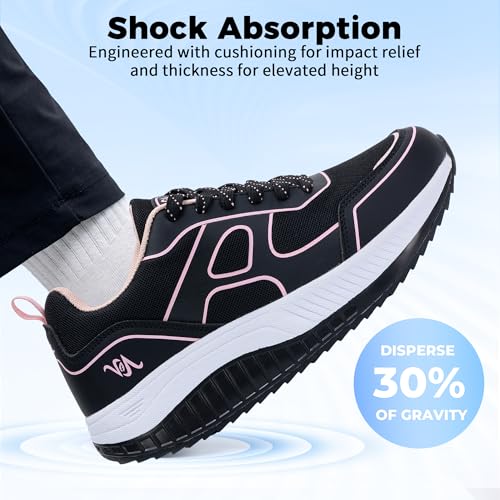 Image of Womens Walking Shoes with Arch Support Wide Orthotic Plantar Fasciitis Sneakers Athletic Tennis Shoes