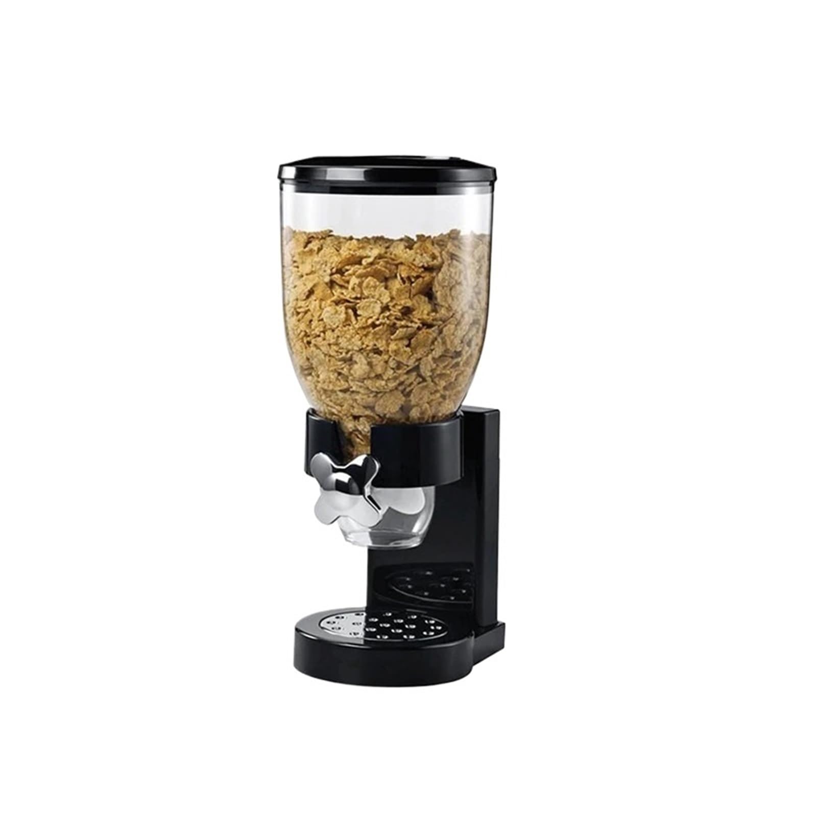 Contenitori for la conservazione degli alimenti di grande capacità for dei cereali for da cucina Per Cereali(Black 2L)