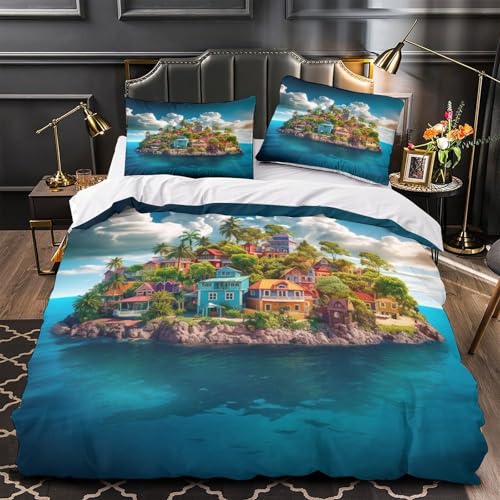 Housse de couette science-fiction 3D pour chambre d'ado lit simple