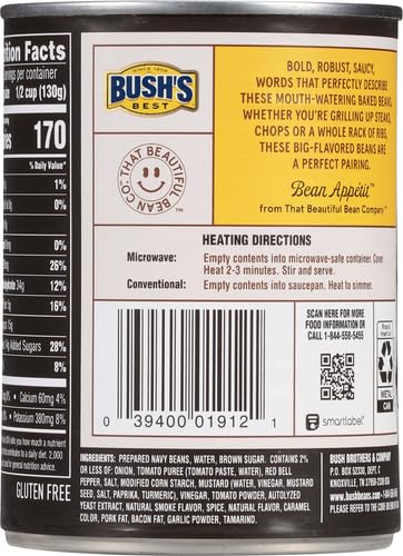 Image of Bush's Best Smokehouse Tradition Grillin' Beans, 22 Oz (Pack of 5)
