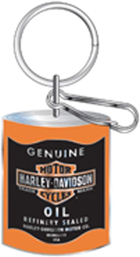 Harley Davidson HD key chain vintage Oil Can key ring Motorcycle bike new willie