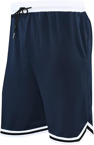 Miniatura 2 de OPALOS Paquete de 23 pantalones cortos deportivos para hombre, pantalones cortos de baloncesto con bolsillos