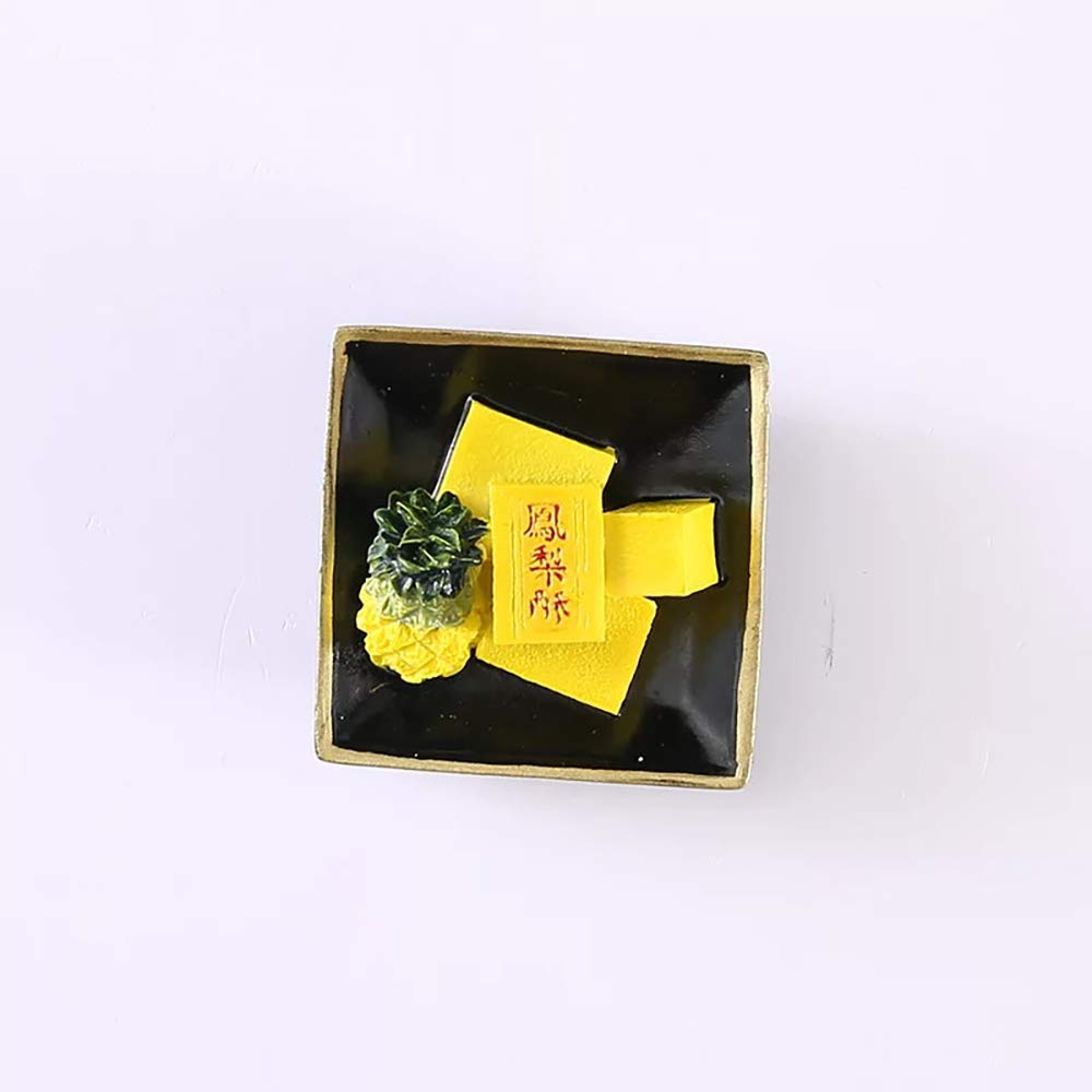 Frutta 3D Ananas Frigorifero Magnete Resina Souvenir Viaggi, Fatto a Mano Casa & Cucina Decorazione Ananas Frigo Magnete Collezione Regalo