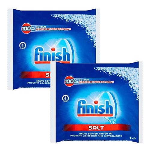 Image of Finish Dishwasher Salt 1 Kg Pack Of 2