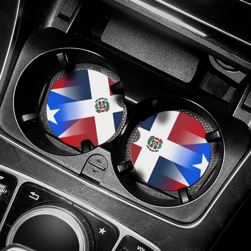 Portavasos para carro con diseño de bandera 4 piezas miniatura 7