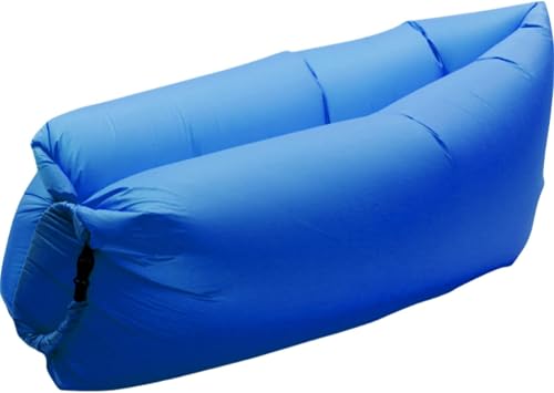 Air Bed Mat, Beach Bed, Summer Bed, Camping, Outdoors, Beach, Outdoors, No Air Pump Required, Compact, Storage Bag Included Royal Blue
