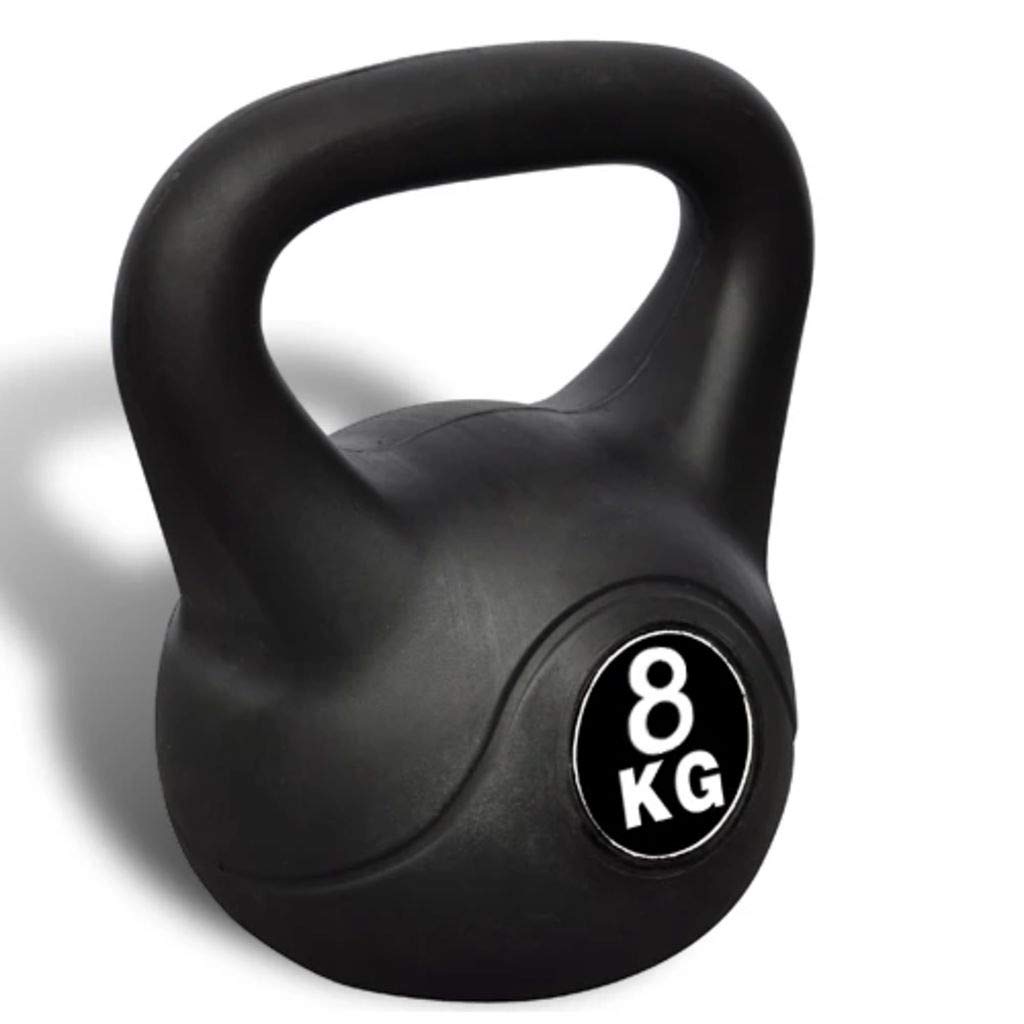 Pesa Rusa, Kettlebell 8 kg para fisicoculturismo y Entrenamiento con Pesas Pesa Kettlebell