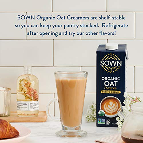 Sown Organic Oat Creamer Sweet & Creamy - Barista Oat Milk Non Dairy Coffee Creamer thumb #5