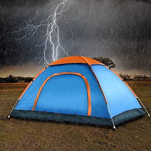 Image of 2 Person Camping Tent | Waterproof Double Layer Dome Tent with Carry Bag | Wind Resistant, Easy Setup | Ideal for Camping, Trekking & Outdoor Travel
