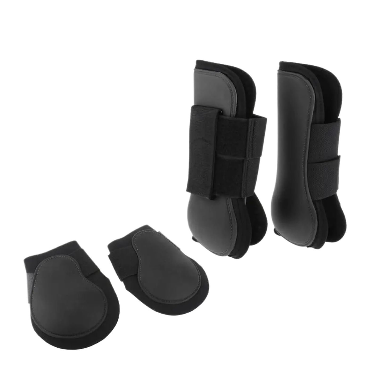 Botas de protección ajustables de poliuretano para caballos y