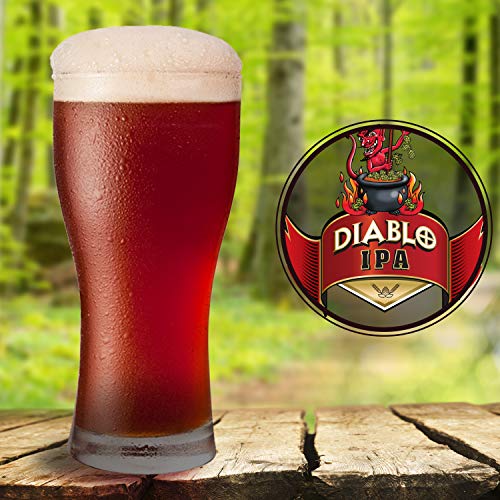 Mr. Beer Diablo IPA 2 Gallon Craft Beer Refill Kit, Contains Hopped Malt Extract Designed for Consistent, Simple and Efficient Homebrewing