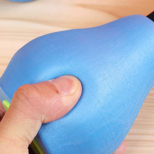 LAHONI 2 Pairs Aquatic Exercise Dumbells Water Aerobic Exercise Foam Dumbbells Pool Resistance Swimming Training Water Fitness Equipment for Weight Loss Adults Family (4 Pieces)