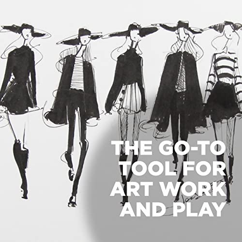 Sakura Pigma Professional Brush Pens - Brush Tip Pens - Black Ink - Fine, Medium, Bold Sizes - 6 Pack #TOP2