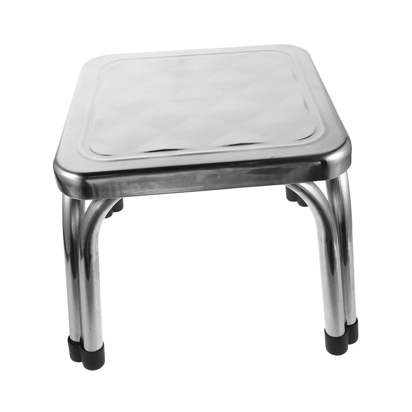 Ipetboom Taburete de Baño de Acero Inoxidable Resistente y Antideslizante, Banco Compacto para Ducha Alta Estabilidad, Adecuado para Adultos y Personas Mayores en Cocina o Balcón