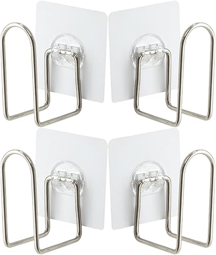 Hemoton 4 piezas de tapas de ollas montadas en la pared para colocar en la puerta de la sartén, estante para colgar utensilios de cocina, tabla de