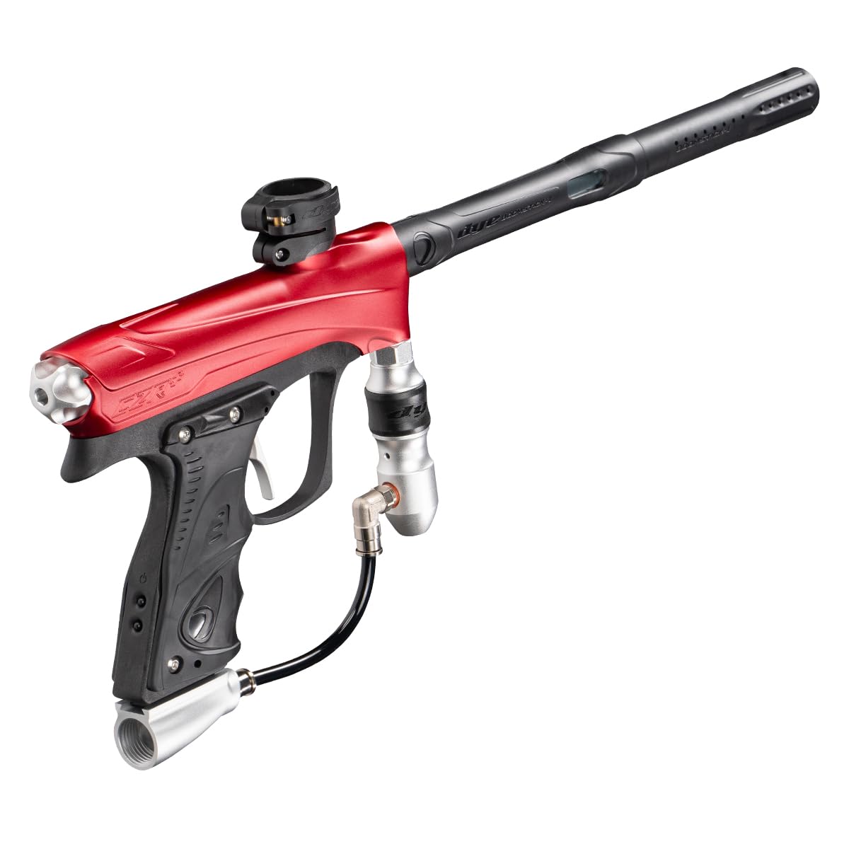 DYE CZR+ Paintball Marker (Red/Silver DST)