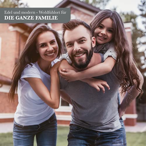 4 numeri civici in acciaio inox V2A Arial 2D XXL